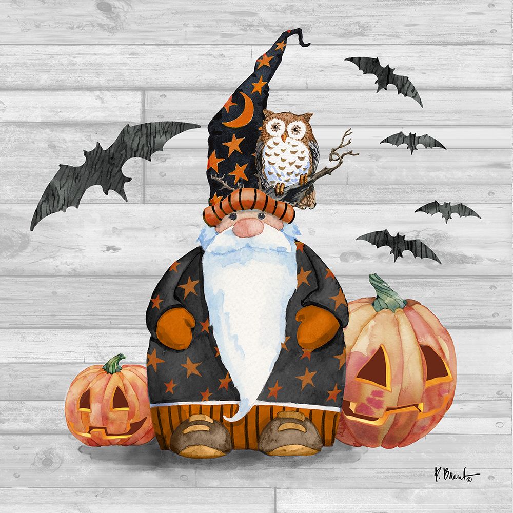 Halloween Gnome II art print by Paul Brent for $57.95 CAD
