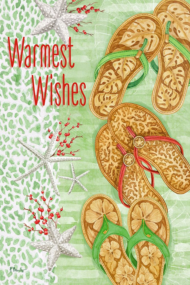 Holiday Key Largo Sandals art print by Paul Brent for $57.95 CAD