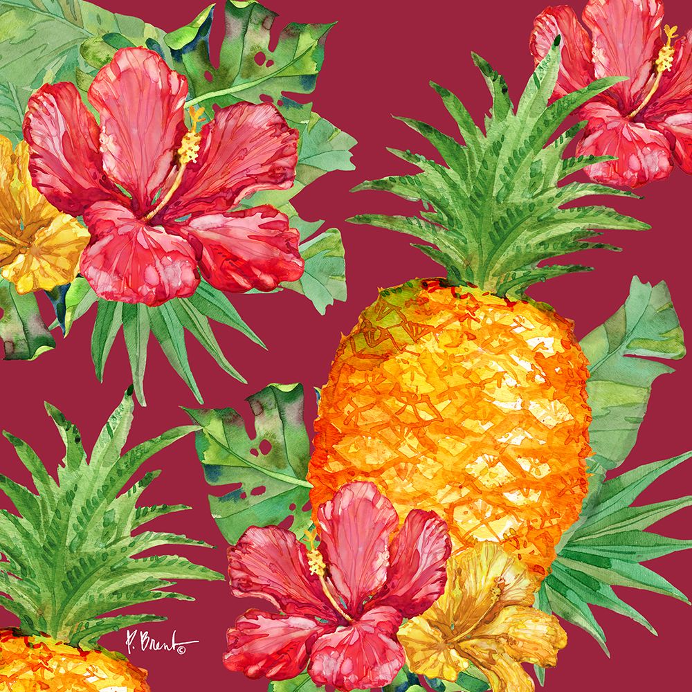Pineapple Express - Ruby art print by Paul Brent for $57.95 CAD