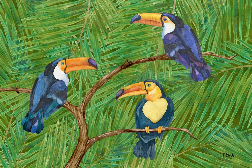 Amazon Birds Horizontal art print by Paul Brent for $57.95 CAD