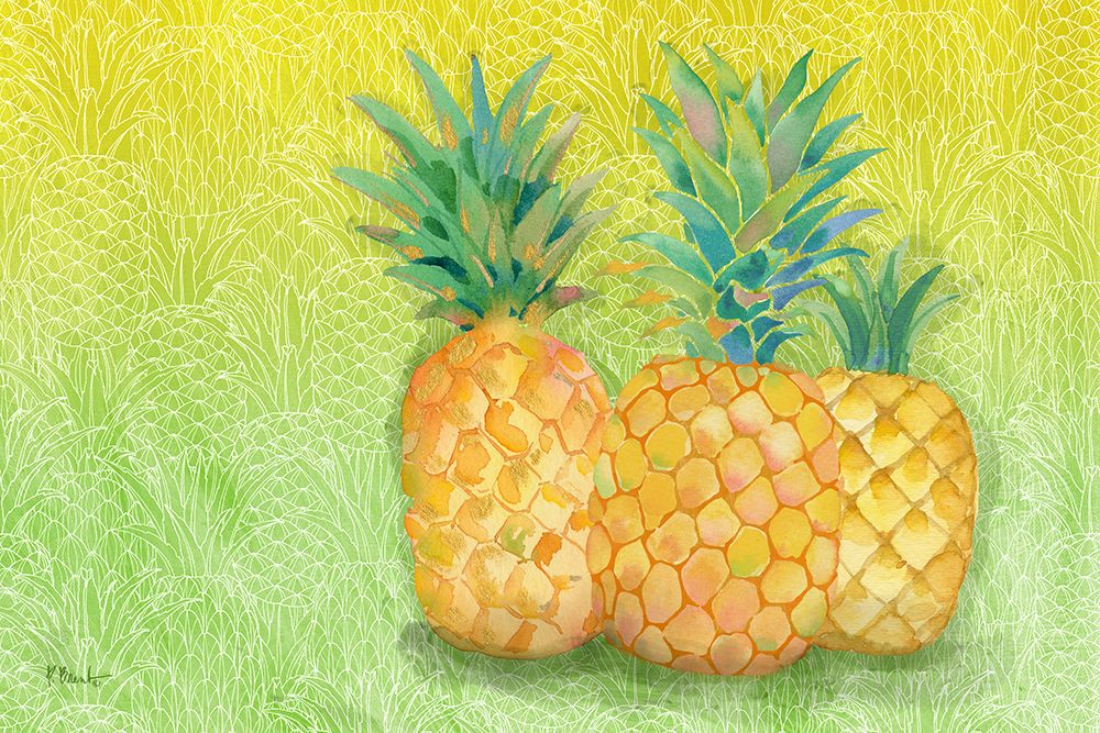 Pineapple Shake art print by Paul Brent for $57.95 CAD