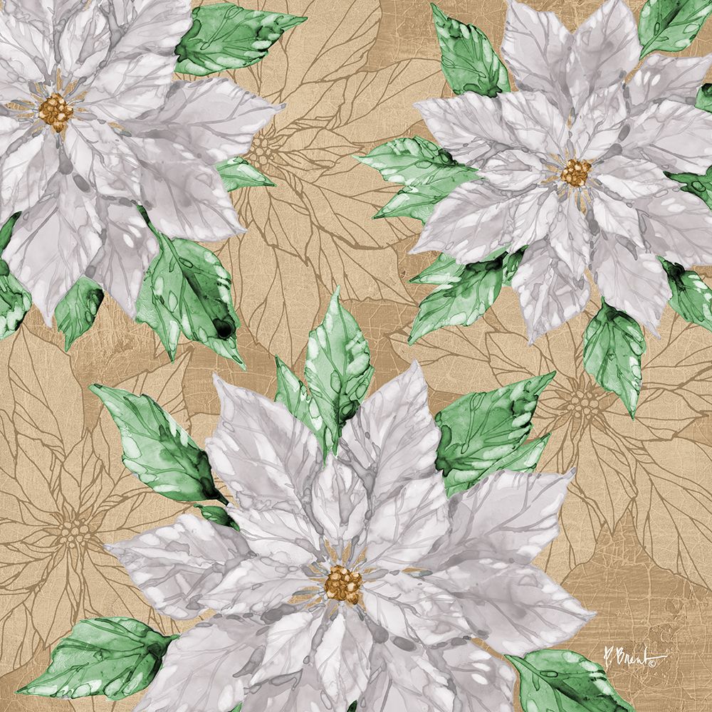 Fiona Poinsettias I art print by Paul Brent for $57.95 CAD