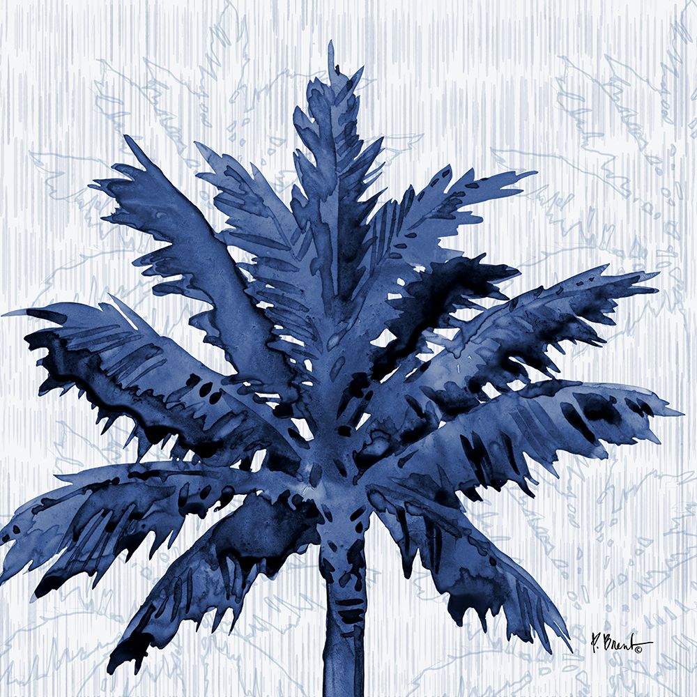 Hilo Palms I - Indigo art print by Paul Brent for $57.95 CAD