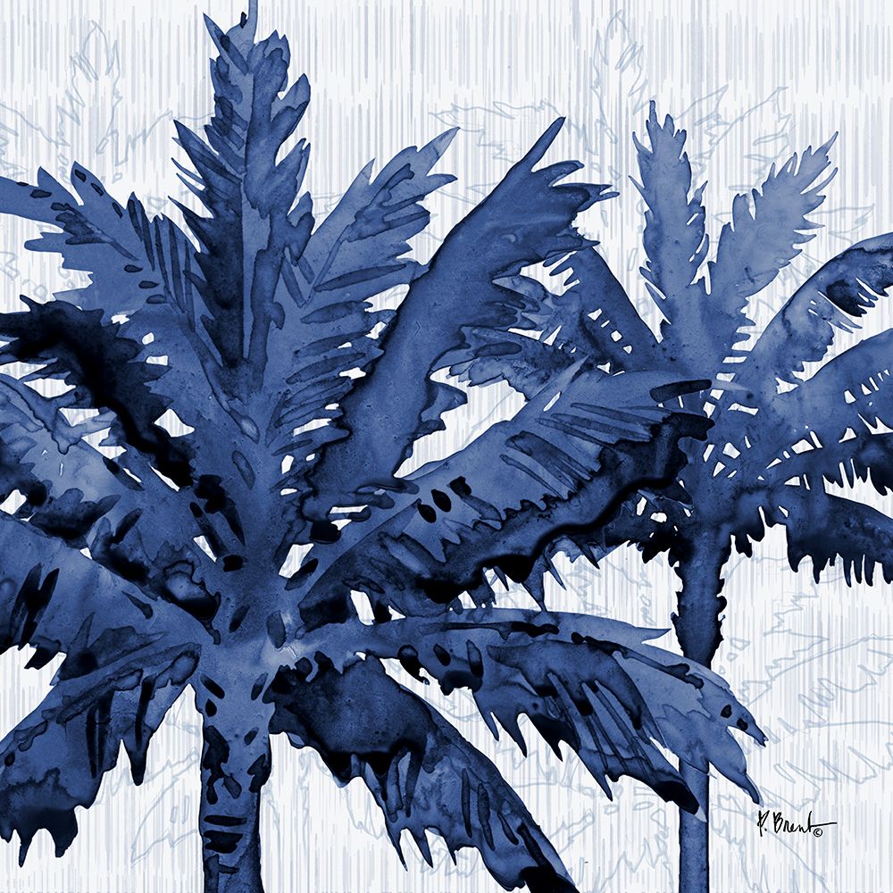 Hilo Palms III - Indigo art print by Paul Brent for $57.95 CAD