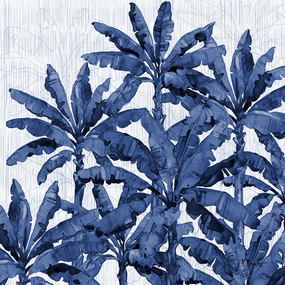 Hilo Palms VI - Indigo art print by Paul Brent for $57.95 CAD