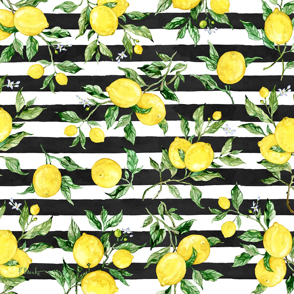 Sicilian Lemons Toss III art print by Paul Brent for $57.95 CAD