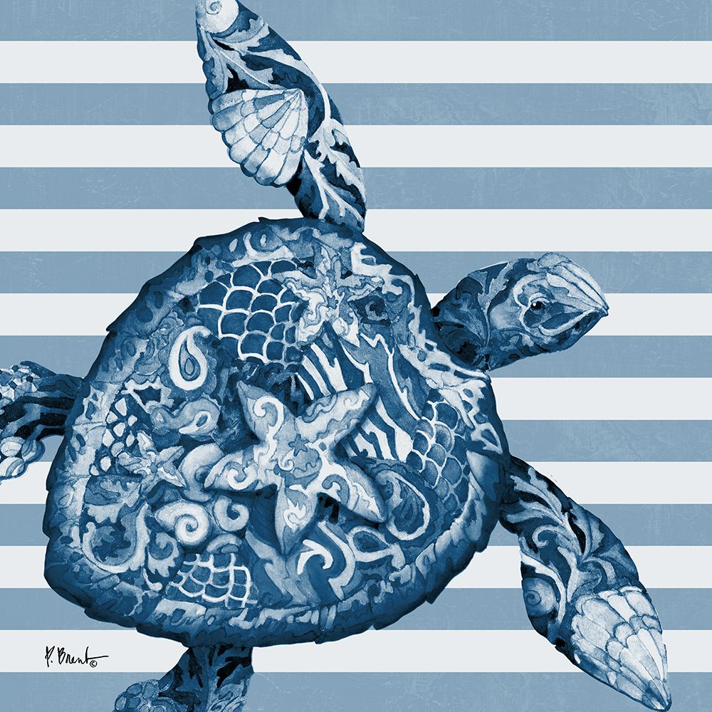 Nassau Sealife I - Stripes art print by Paul Brent for $57.95 CAD