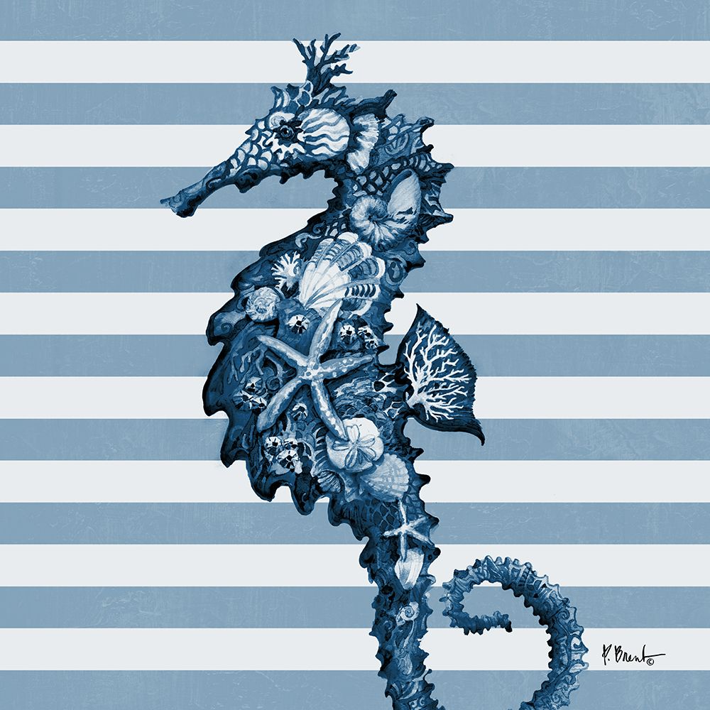 Nassau Sealife II - Stripes art print by Paul Brent for $57.95 CAD