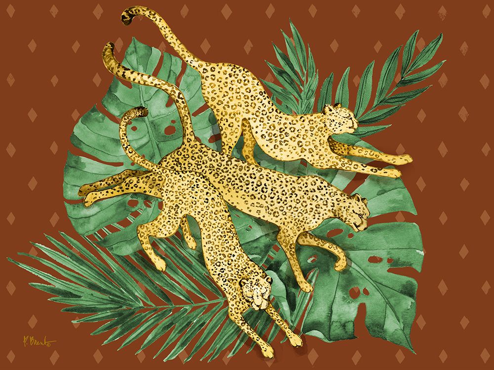 Wildcat Palms Horizontal - Sienna art print by Paul Brent for $57.95 CAD
