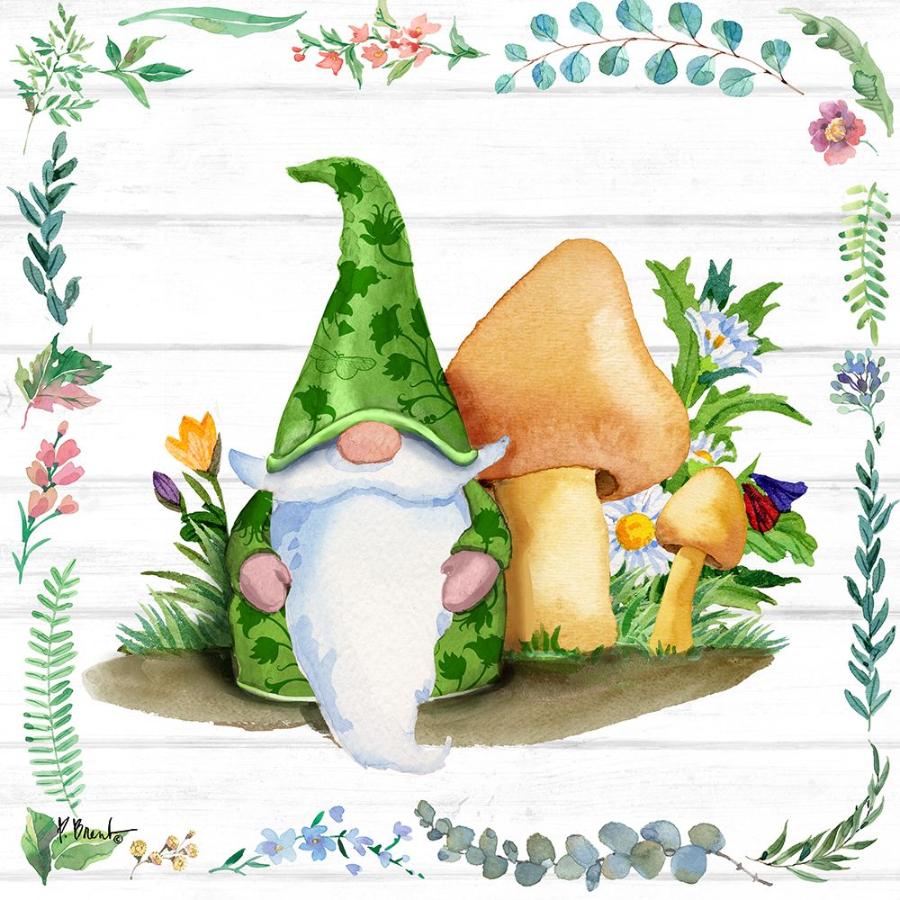 Spring Gnome III art print by Paul Brent for $57.95 CAD