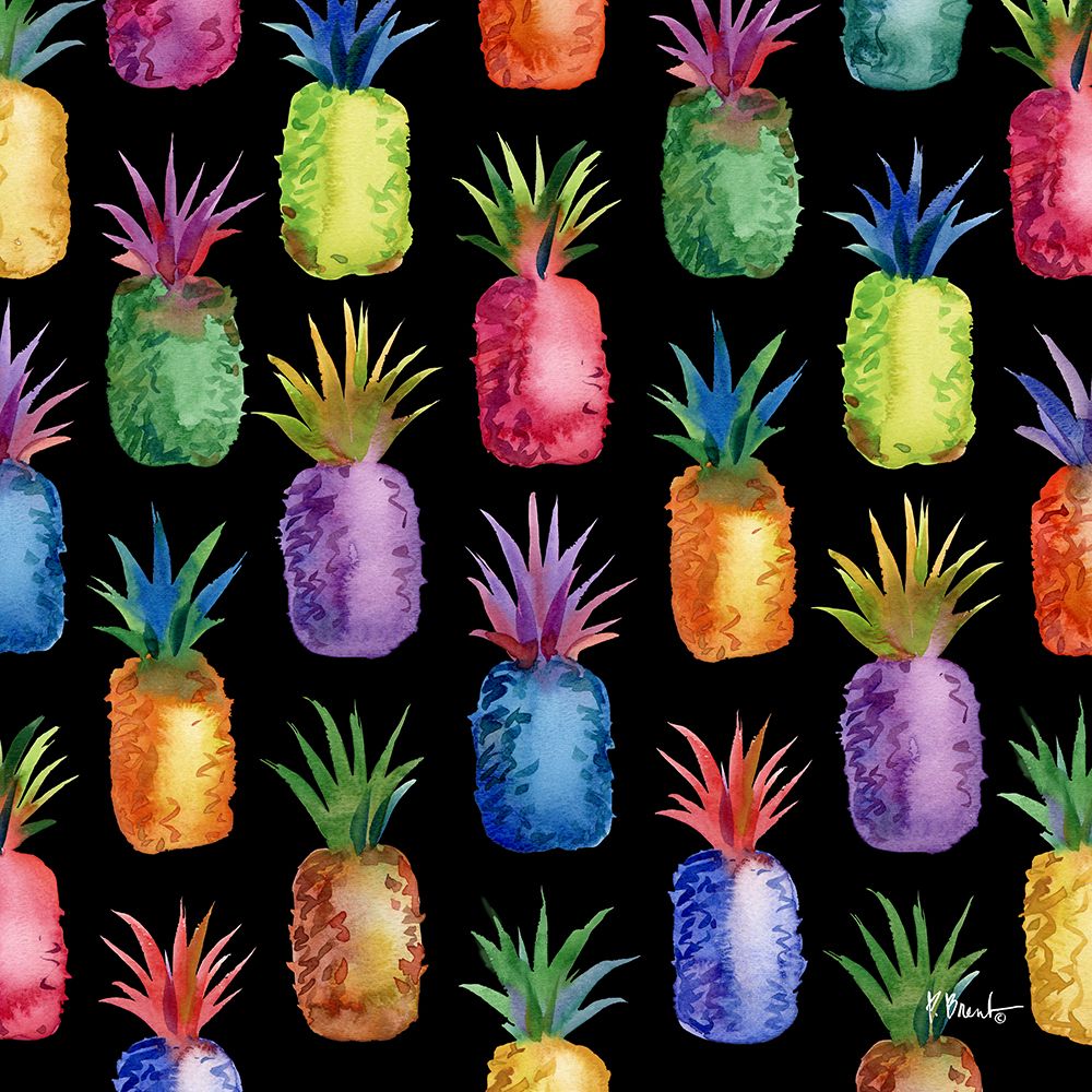 Hilo Pineapple Pattern II art print by Paul Brent for $57.95 CAD