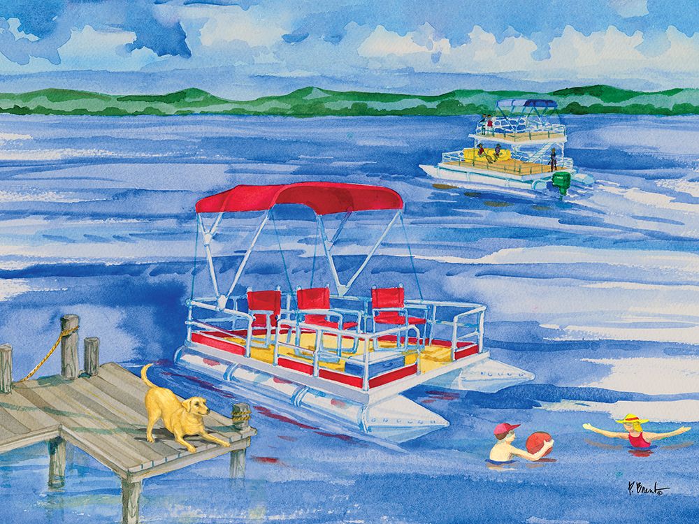 Pontoon Lake art print by Paul Brent for $57.95 CAD