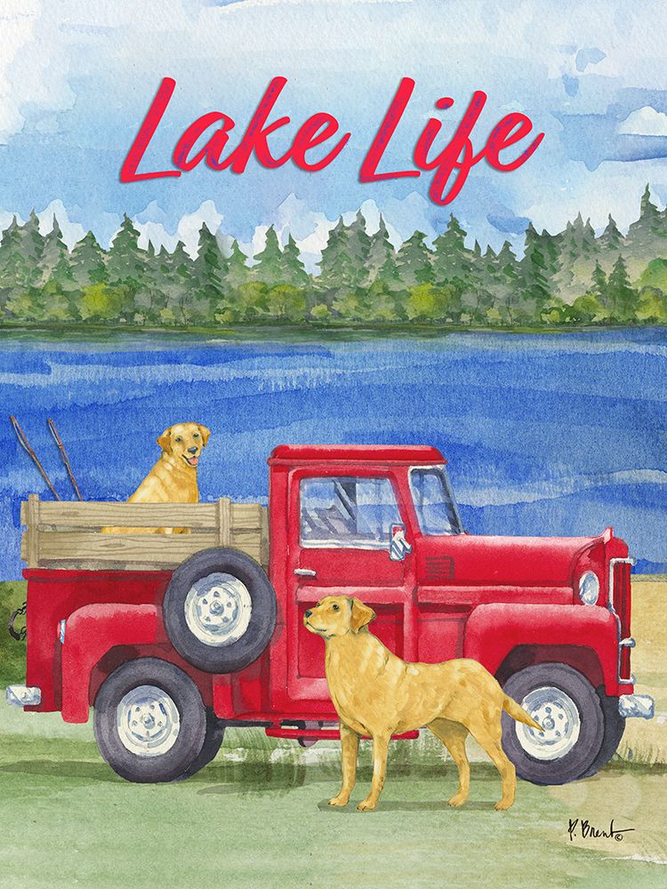 Lake Truck I art print by Paul Brent for $57.95 CAD
