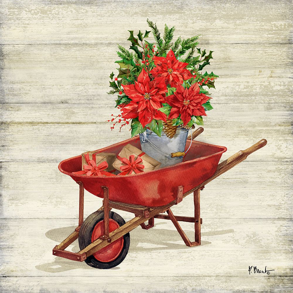 Christmas Wagon VI art print by Paul Brent for $57.95 CAD