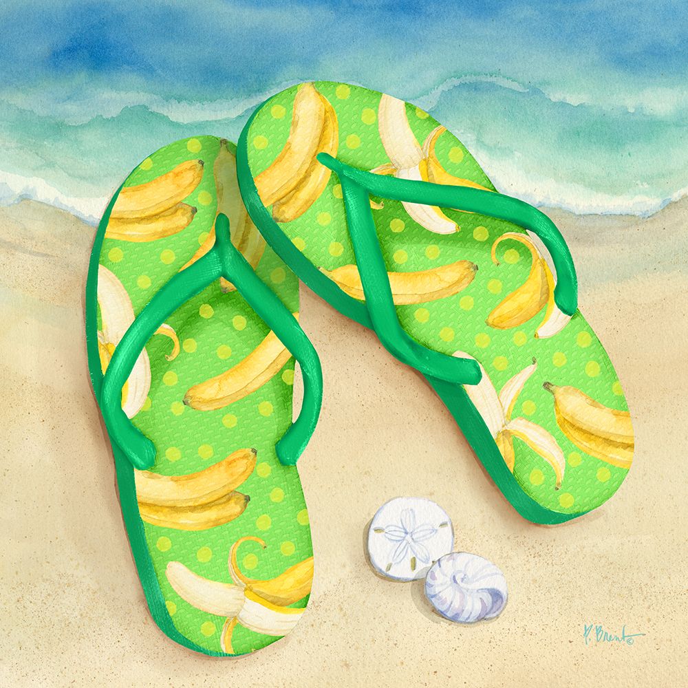 Fruity Flip Flops II art print by Paul Brent for $57.95 CAD