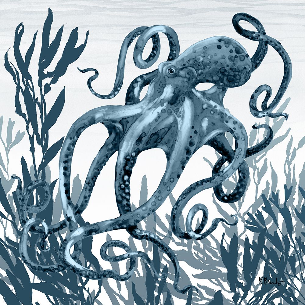 Tonga Sealife II - Indigo art print by Paul Brent for $57.95 CAD
