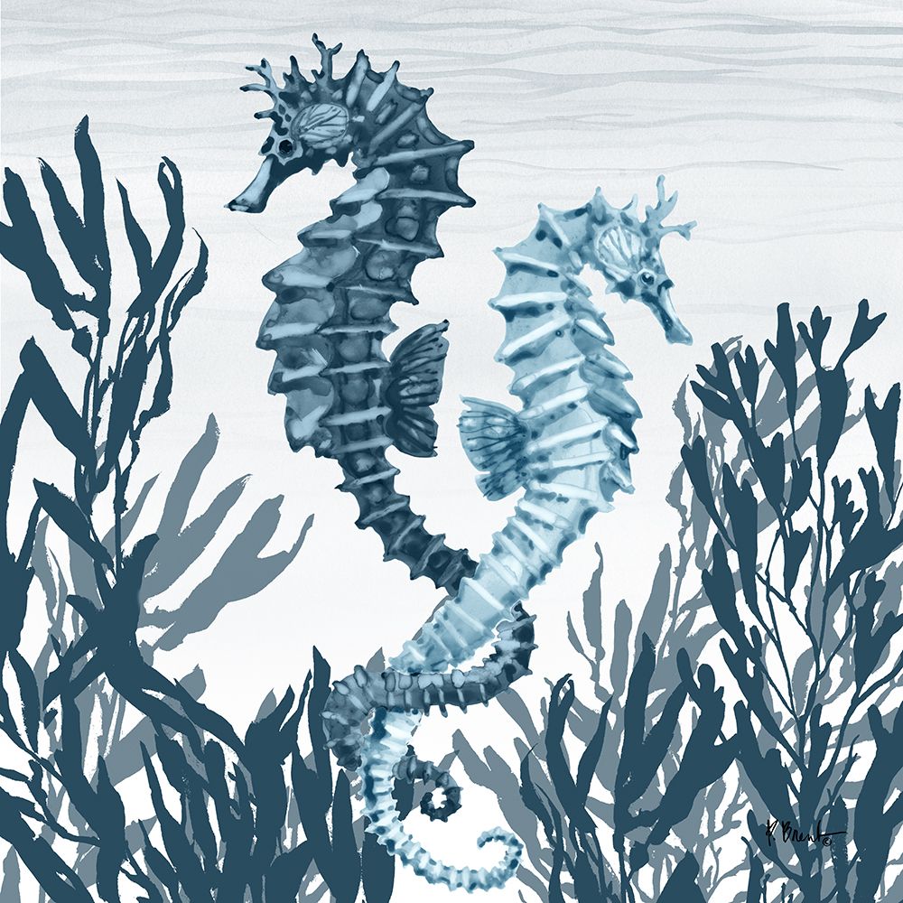Tonga Sealife IV - Indigo art print by Paul Brent for $57.95 CAD