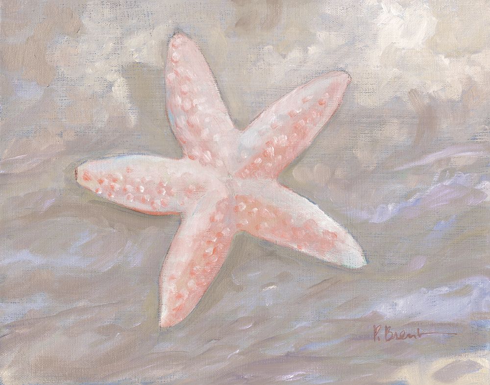Impressions of Shells II - Starfish - Peach art print by Paul Brent for $57.95 CAD