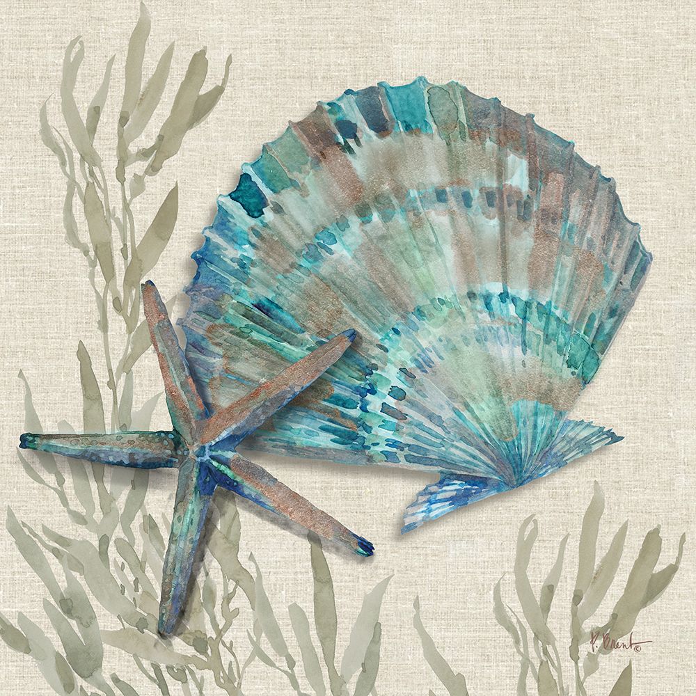 Crescent Beach Shells II art print by Paul Brent for $57.95 CAD