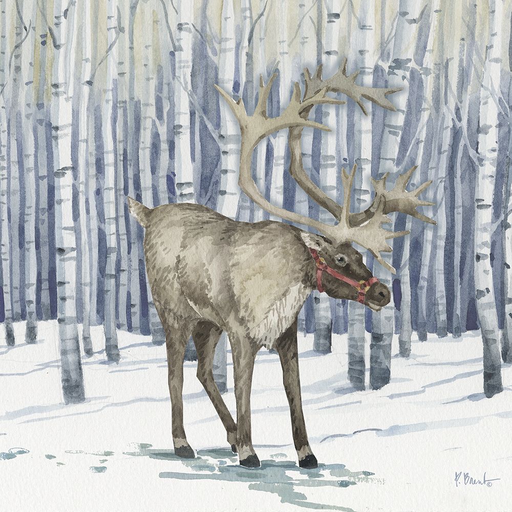 Birch Reindeer III art print by Paul Brent for $57.95 CAD