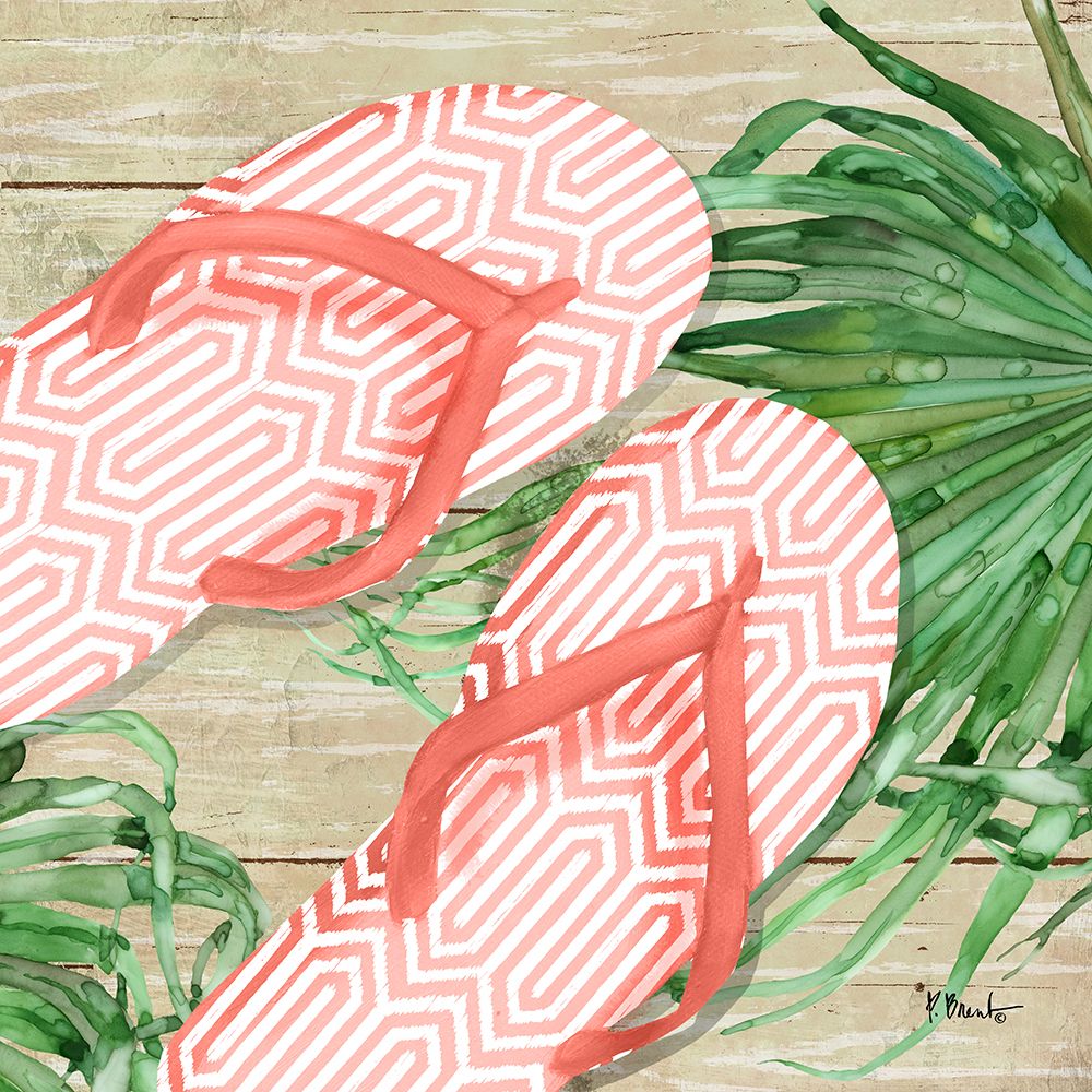Frond Flip Flops III art print by Paul Brent for $57.95 CAD