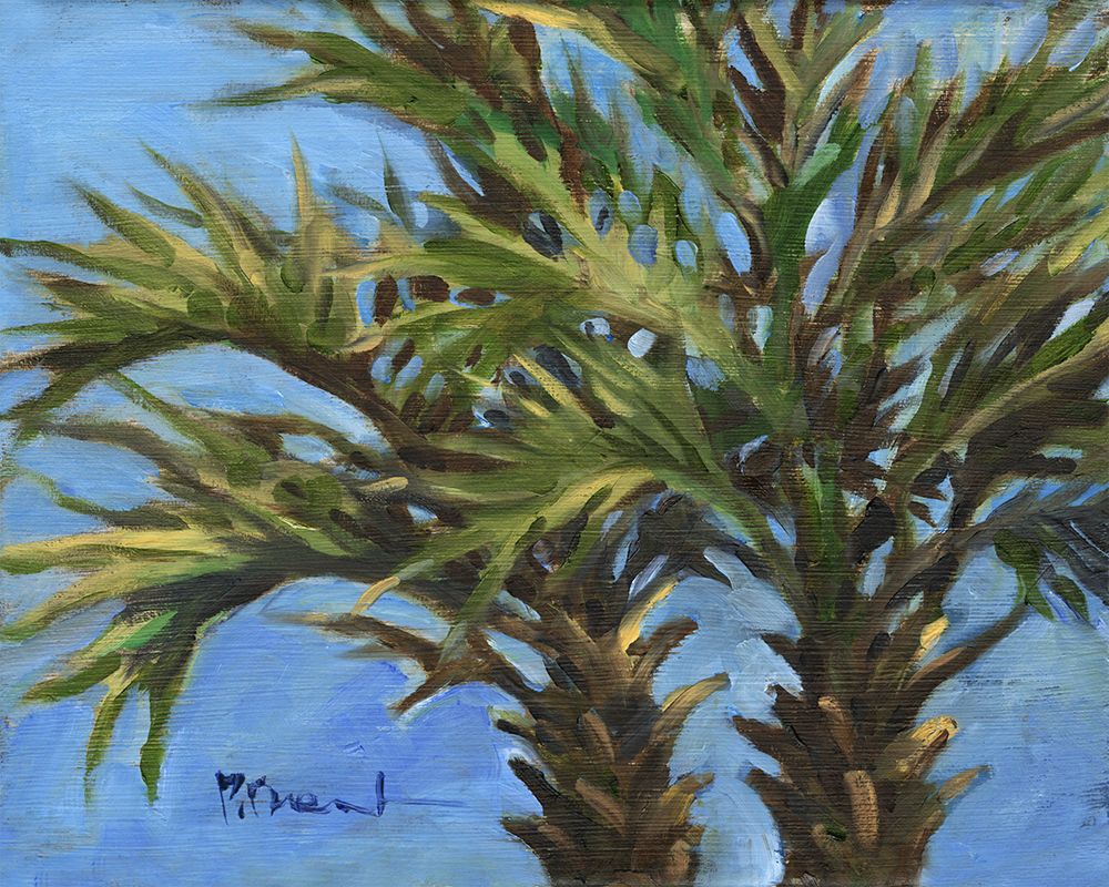 Impressions of Palms - Twin Palms art print by Paul Brent for $57.95 CAD