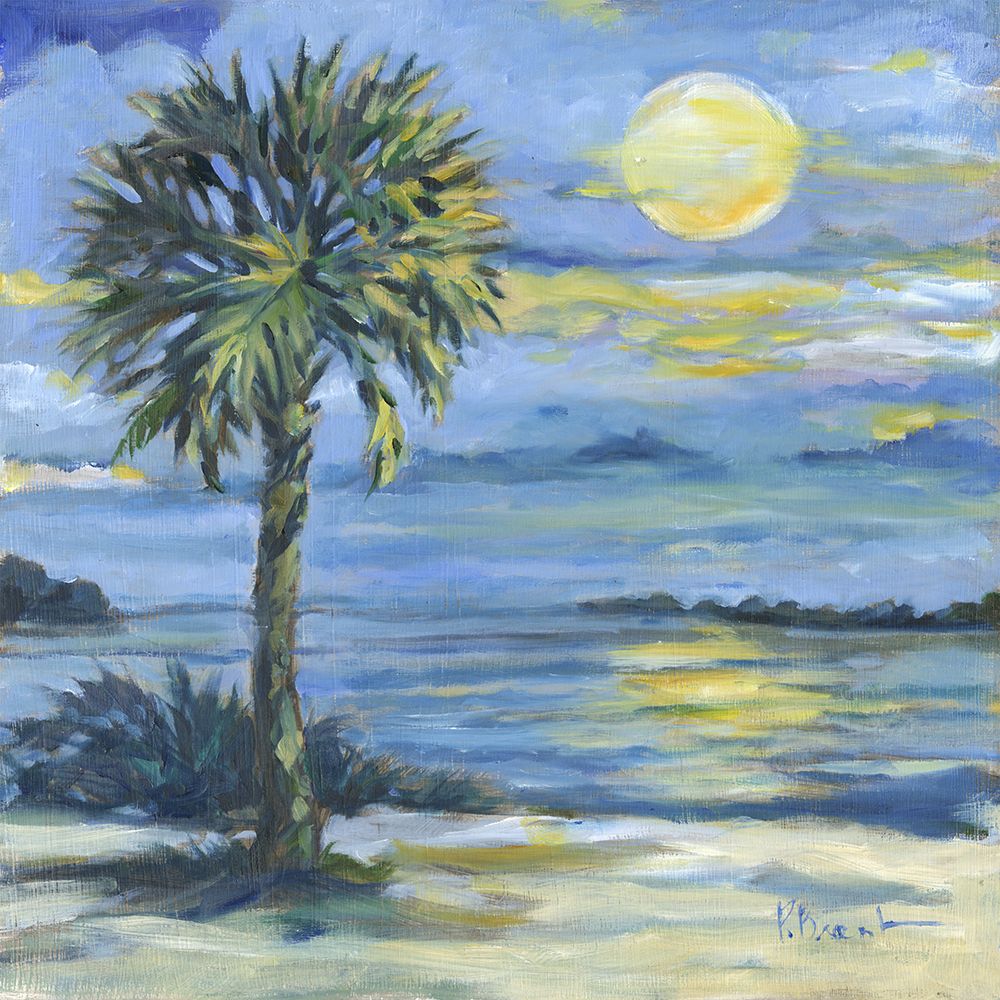Impressions of Palms - Sunset I art print by Paul Brent for $57.95 CAD