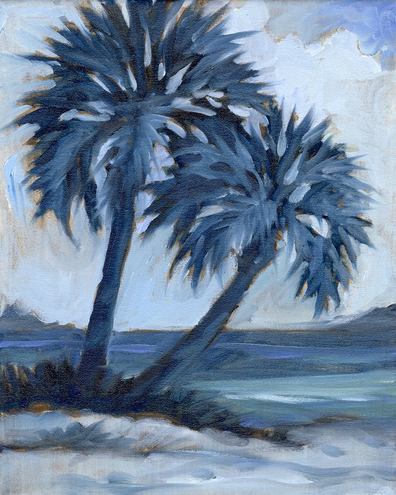 Impressions of Palms Indigo - Bayside art print by Paul Brent for $57.95 CAD