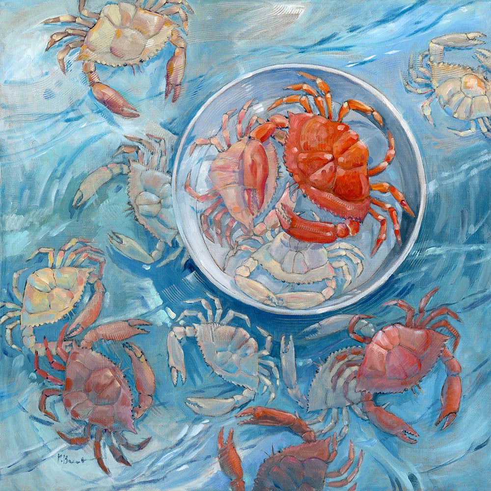 Crab Composition I art print by Paul Brent for $57.95 CAD