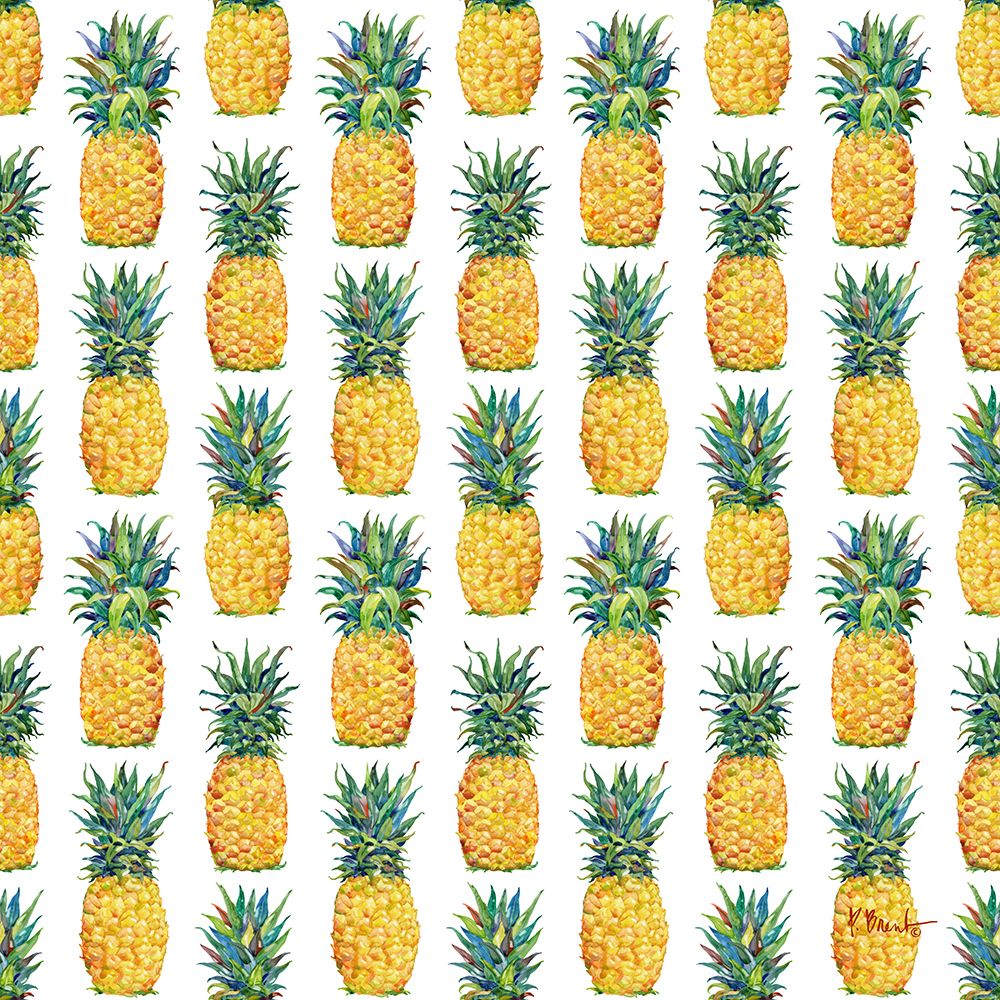 Kona Pineapple Repeat I art print by Paul Brent for $57.95 CAD