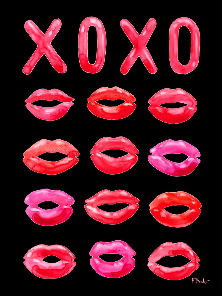 Lovers Day Vertical II - Black art print by Paul Brent for $57.95 CAD