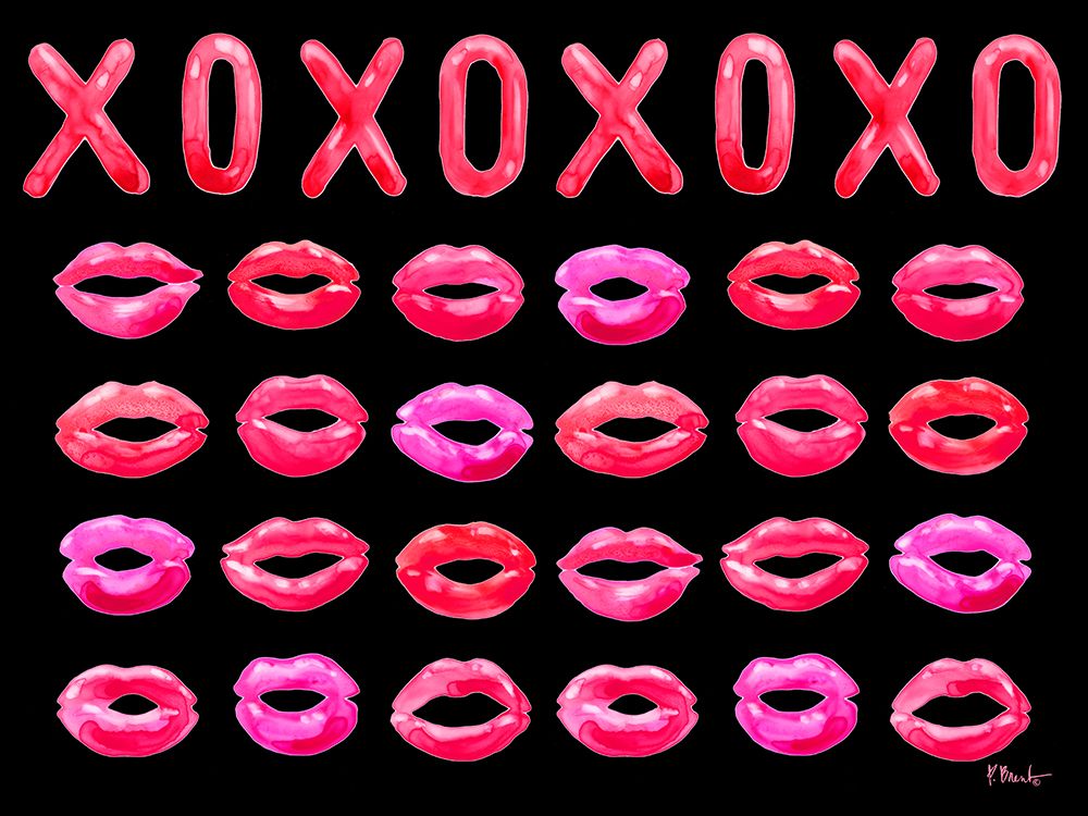 Lovers Day Horizontal II - Black art print by Paul Brent for $57.95 CAD