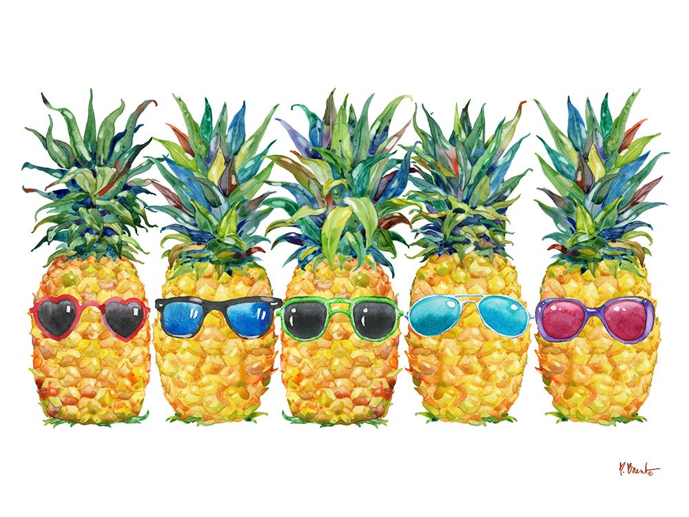 Cool Kona Pineapple Horizontal art print by Paul Brent for $57.95 CAD