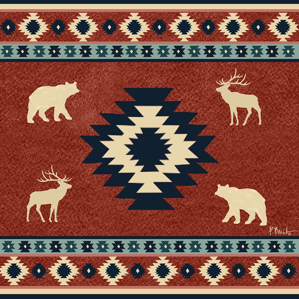 Aztec Lodge IV art print by Paul Brent for $57.95 CAD