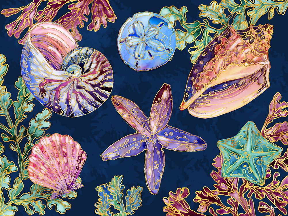 Spectrum Shells Horizontal art print by Paul Brent for $57.95 CAD