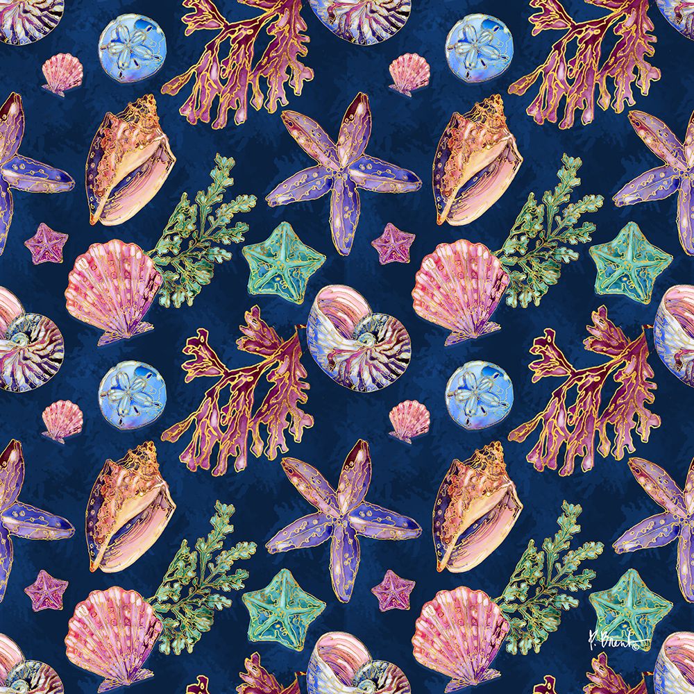 Spectrum Shells Repeat art print by Paul Brent for $57.95 CAD