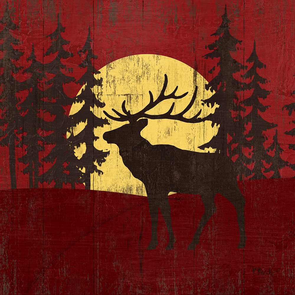 Moonlight Lodge I art print by Paul Brent for $57.95 CAD