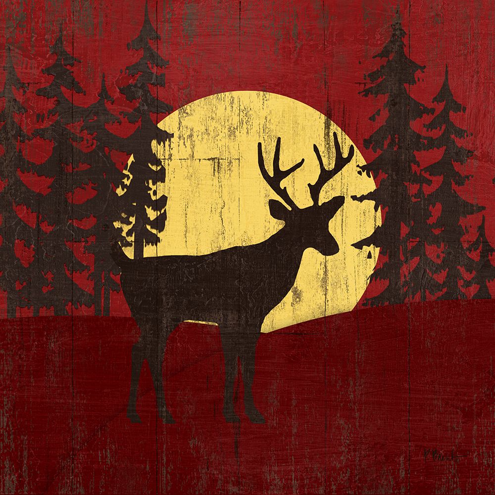 Moonlight Lodge IV art print by Paul Brent for $57.95 CAD