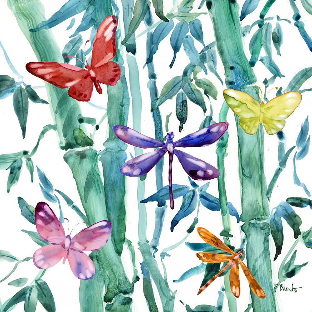 Flying Bamboo Grove I art print by Paul Brent for $57.95 CAD