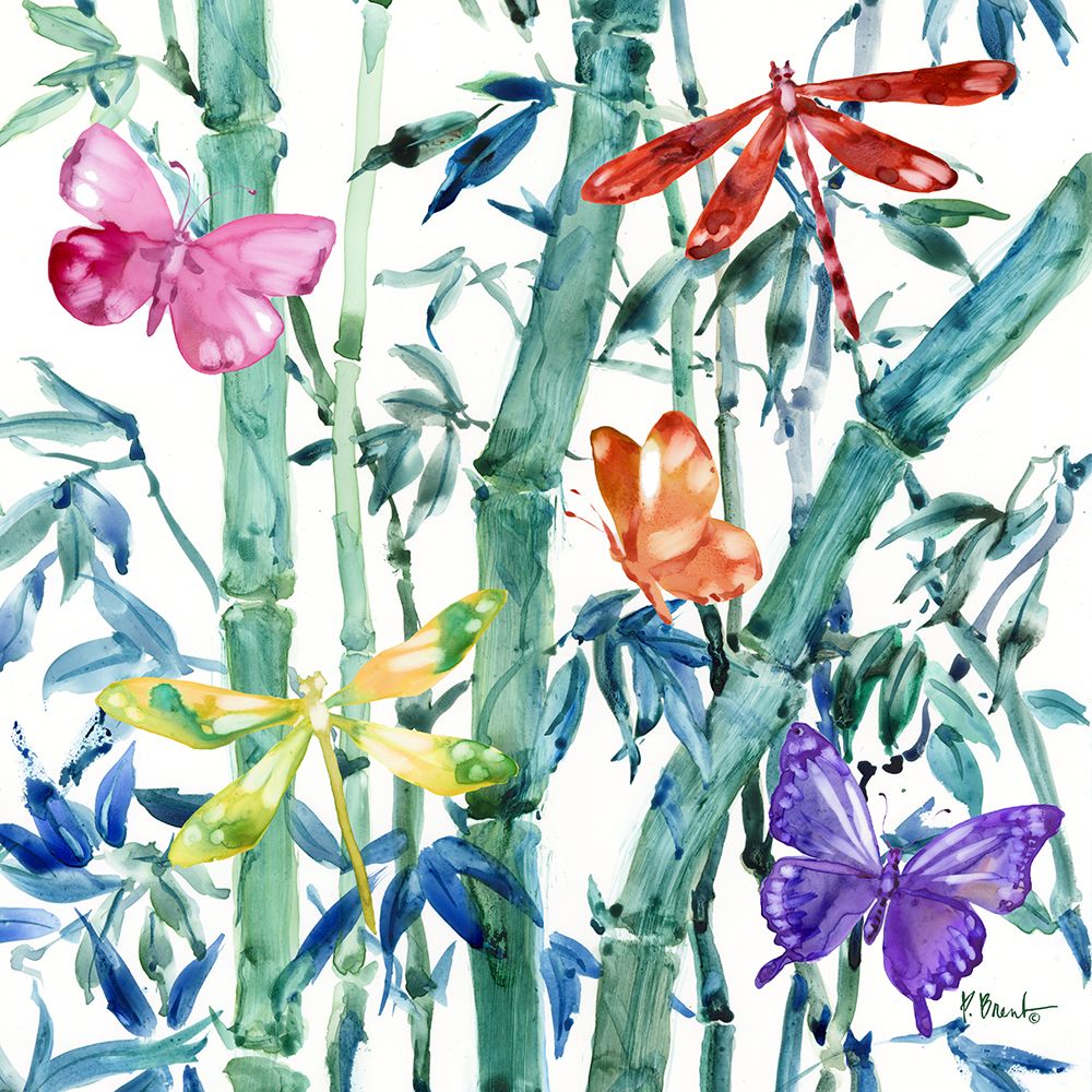 Flying Bamboo Grove II art print by Paul Brent for $57.95 CAD