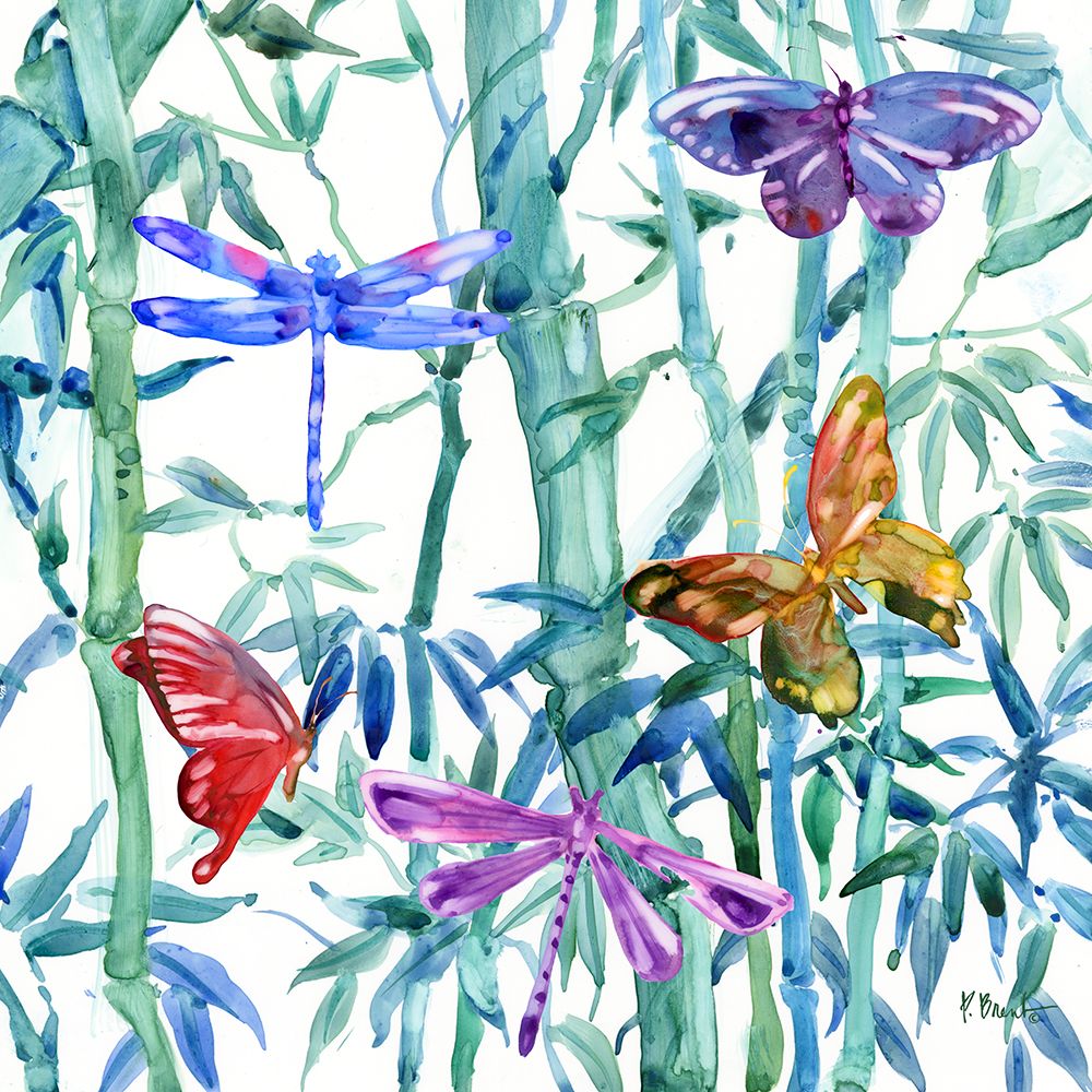 Flying Bamboo Grove III art print by Paul Brent for $57.95 CAD