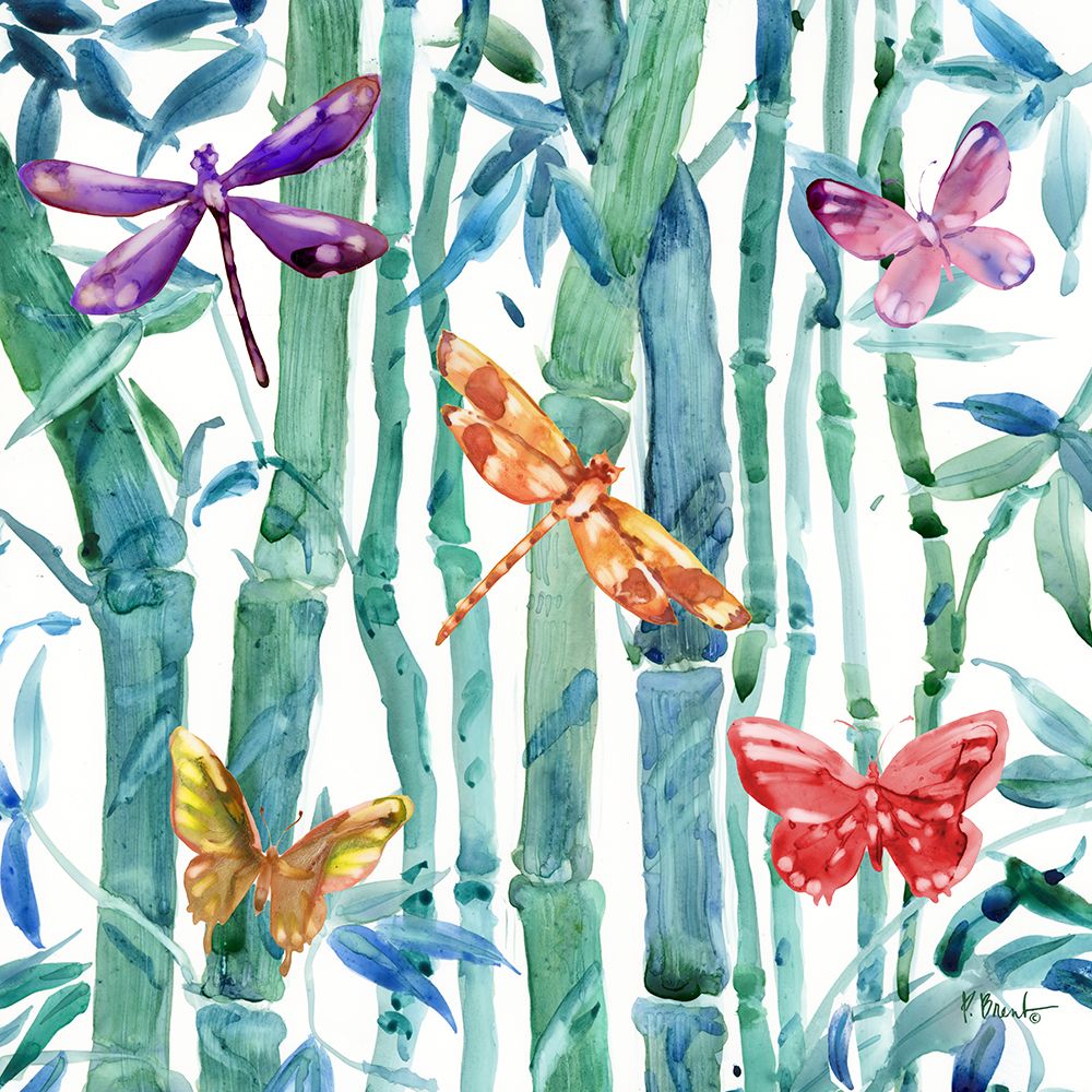 Flying Bamboo Grove IV art print by Paul Brent for $57.95 CAD