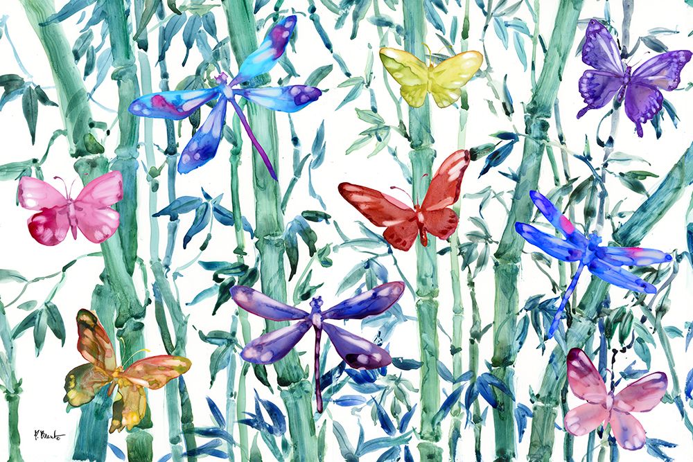 Flying Bamboo Grove Horizontal I art print by Paul Brent for $57.95 CAD