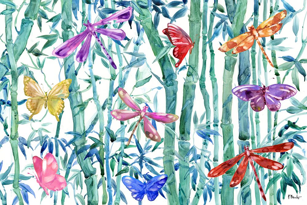 Flying Bamboo Grove Horizontal II art print by Paul Brent for $57.95 CAD