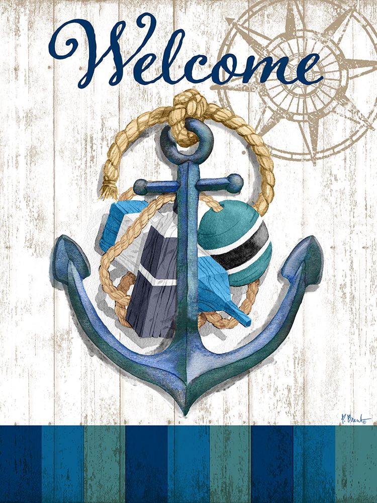 Buoyed Anchor Vertical I art print by Paul Brent for $57.95 CAD