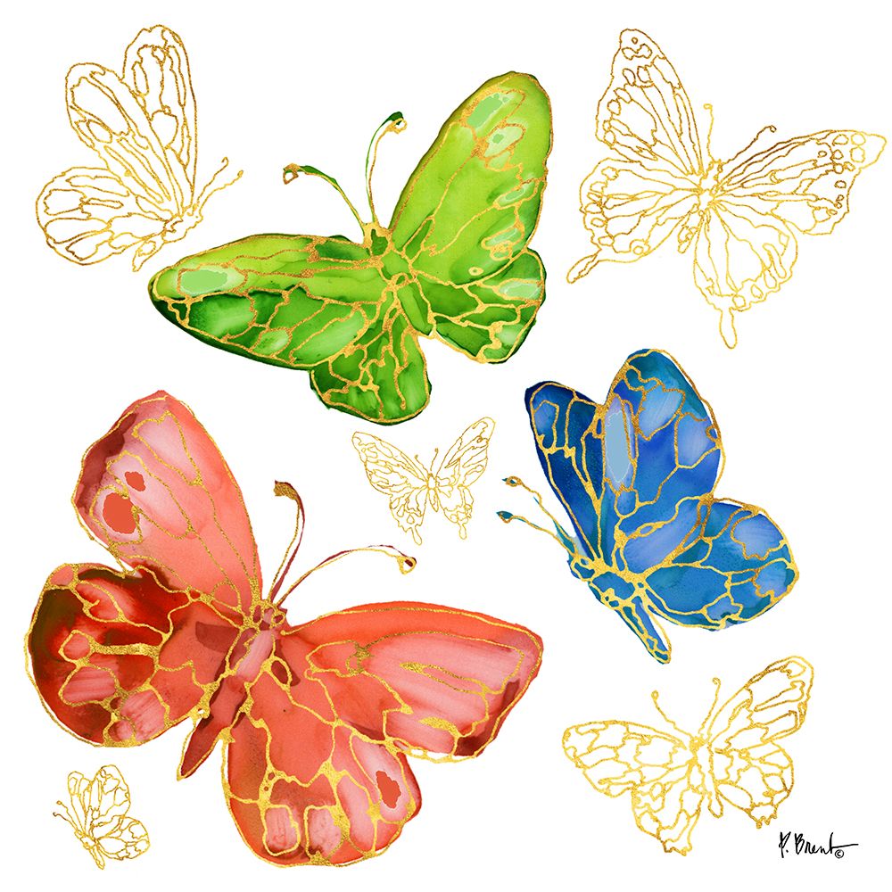 Butterfly Oasis I art print by Paul Brent for $57.95 CAD