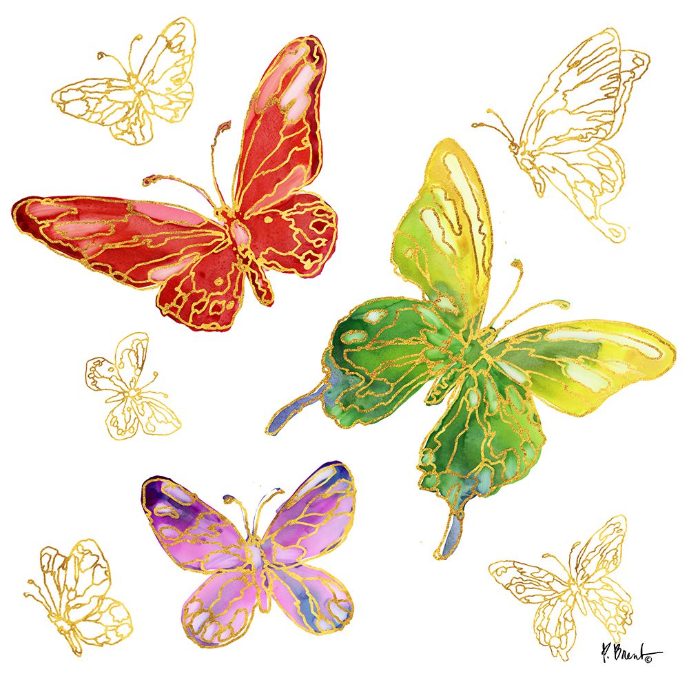Butterfly Oasis III art print by Paul Brent for $57.95 CAD