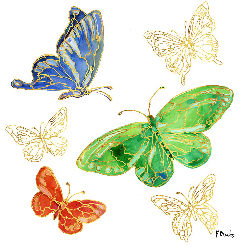 Butterfly Oasis IV art print by Paul Brent for $57.95 CAD