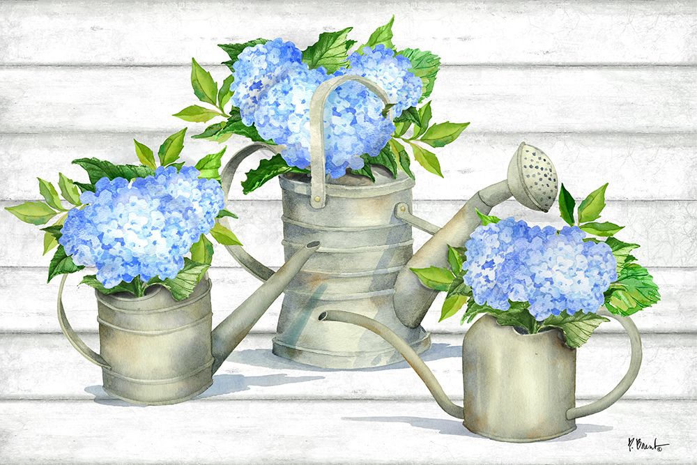 Tin Florals Horizontal II art print by Paul Brent for $57.95 CAD