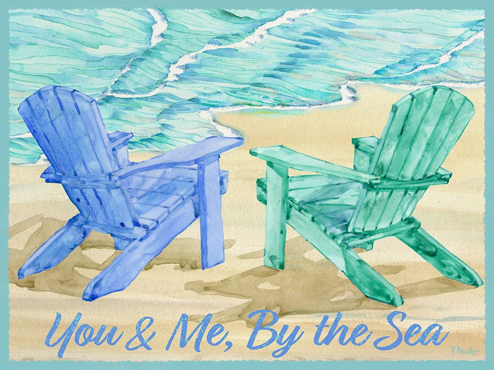 Cove Adirondack Horizontal I art print by Paul Brent for $57.95 CAD